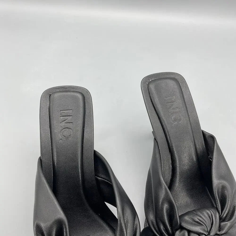 NEW INC Women’s Jerriee Dress Sandals Black Size 7.5M